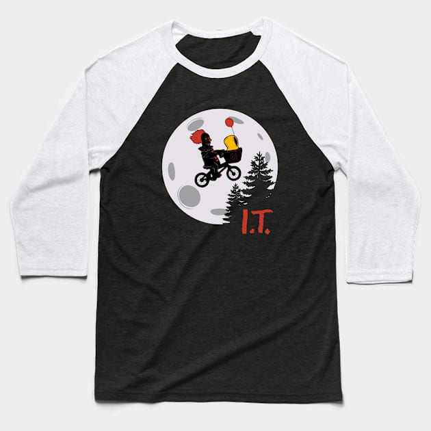 Trip to the Darkness Baseball T-Shirt by Frenky